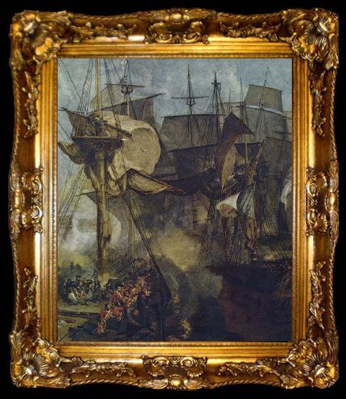 framed  unknow artist Battle wide Trafalgar, ta009-2